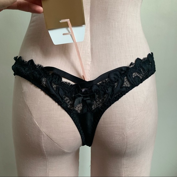 Agent Provocateur Raive Soirée Black Thong - Picture 4 of 7
